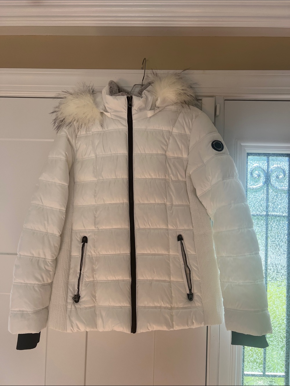 White Nautical Women’s winter jacket